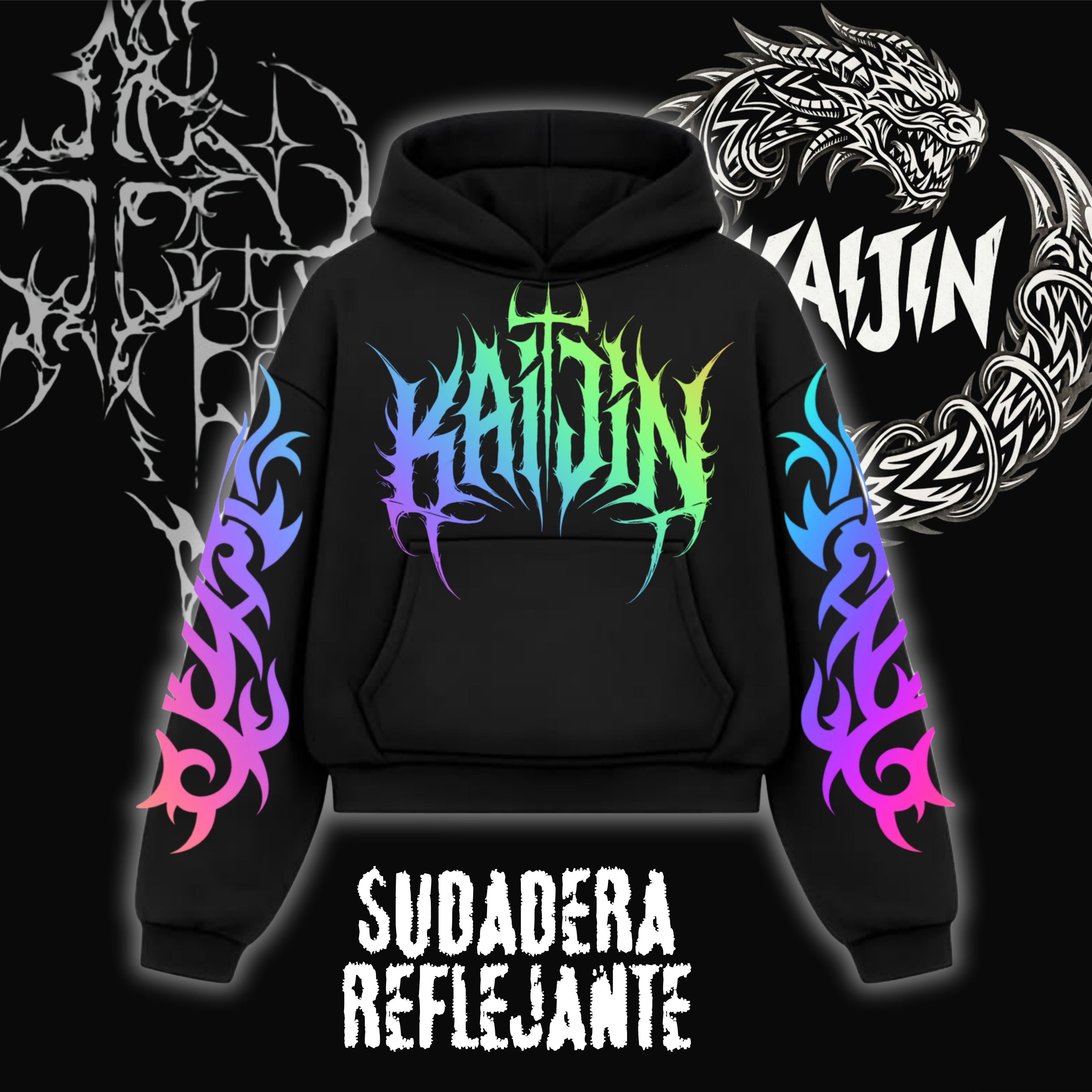 Hoodie Oversize  Reflejante M2