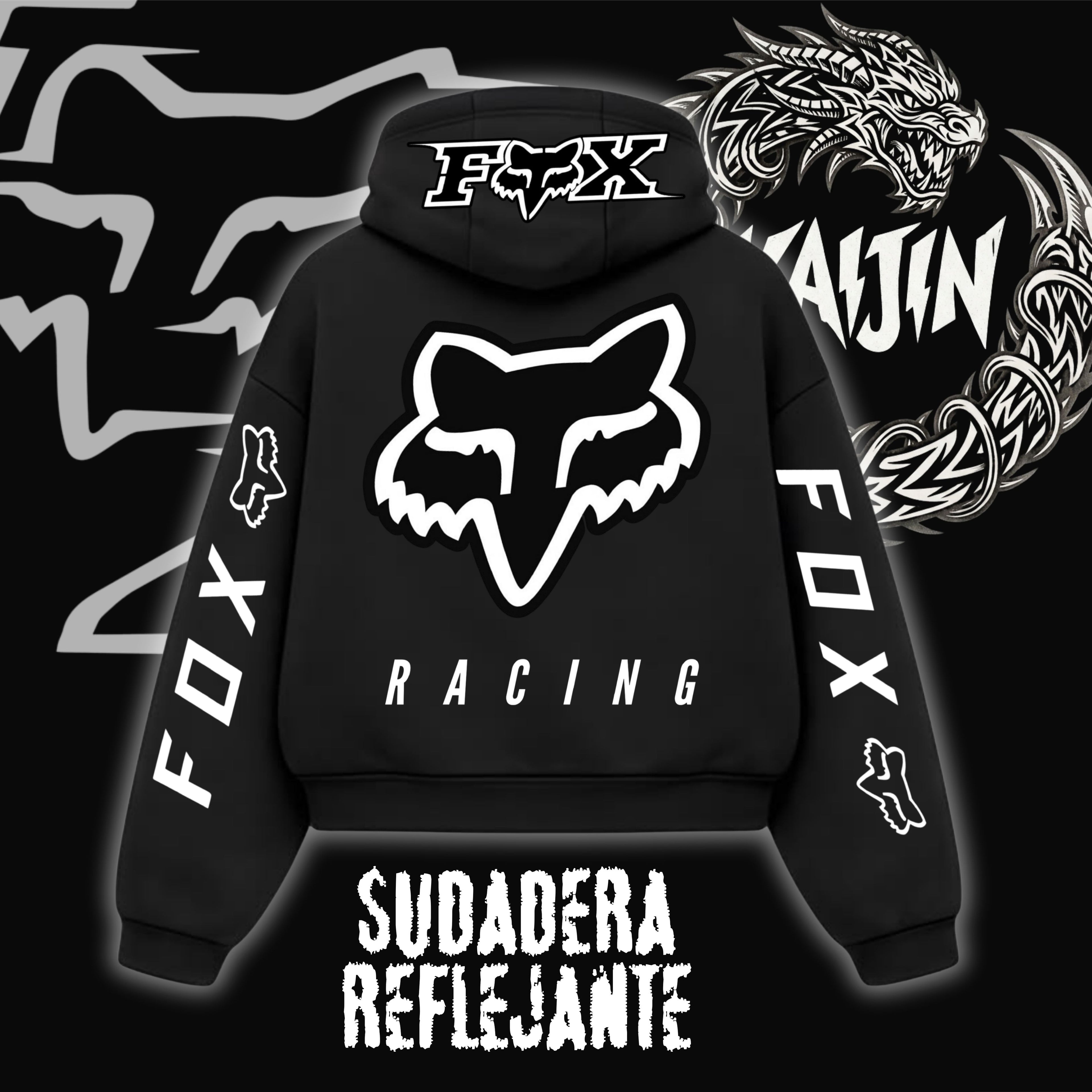 Hoodie Reflejante Oversize M5