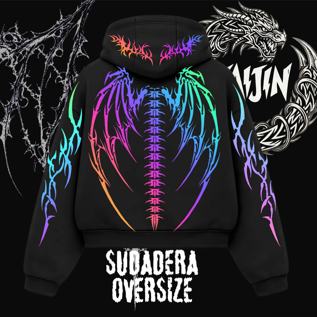 Hoodie Oversize Reflejante M4