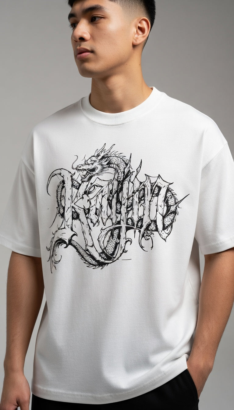 Oversize Dragon WHITE