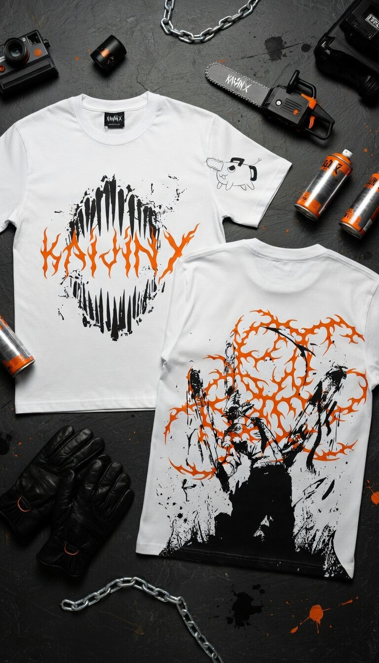 Oversize Chainsawman White