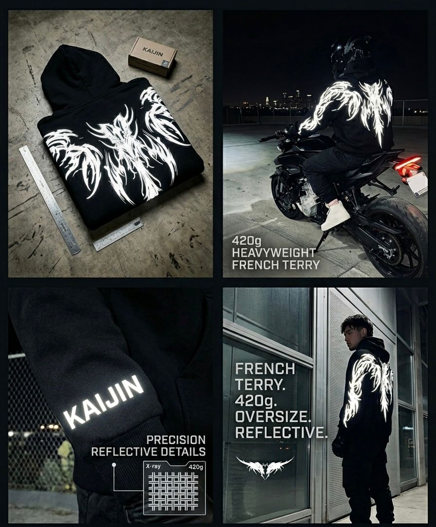 Hoodie Reflejante V1
